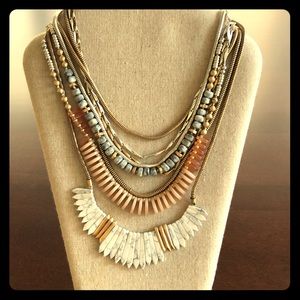 Stella and dot Ezra statement versatile necklace